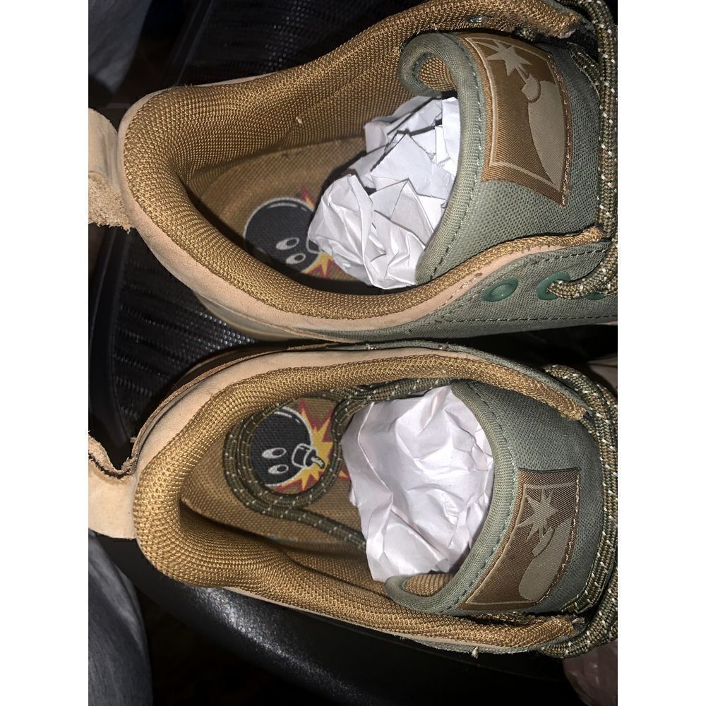 The HUNDREDS ADAM BOMB RILEY F13P210005 LOW OLIVE GREEN BROWN CANVAS NUBUCK 10.5 - Picture 10 of 10
